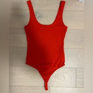 Red tank bodysuitt